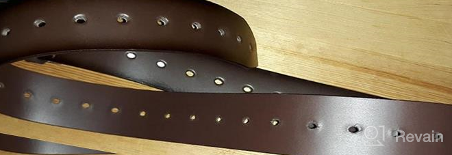 img 1 attached to Millimeters Men's Genuine Leather Accessories and Belts by AZ Alexander review by Ken Perry