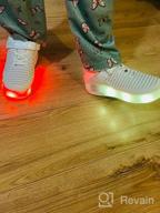 img 1 attached to Sporty Nsasy Kids Roller Shoes: Unisex Sneakers with Wheels, LED Lights – Perfect Christmas or Birthday Gift for Children review by Mike Castro