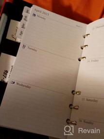 img 8 attached to 2023 Weekly Planner Refill Folio Size With Monthly Tabs, Two Pages Per Week, 8-1/2" X 11", Size 5