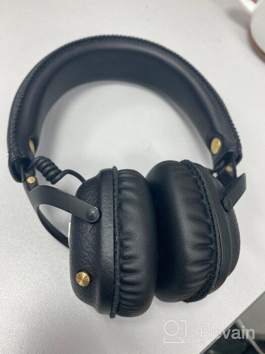 img 2 attached to Wireless Marshall Mid Bluetooth Headphones, Black review by Anastazja Skarbie (J ᠌