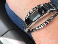 img 1 attached to Upgrade Your Fitbit Style With Bayite Leather Bands, Adjustable And Vintage review by Joshua Beaule