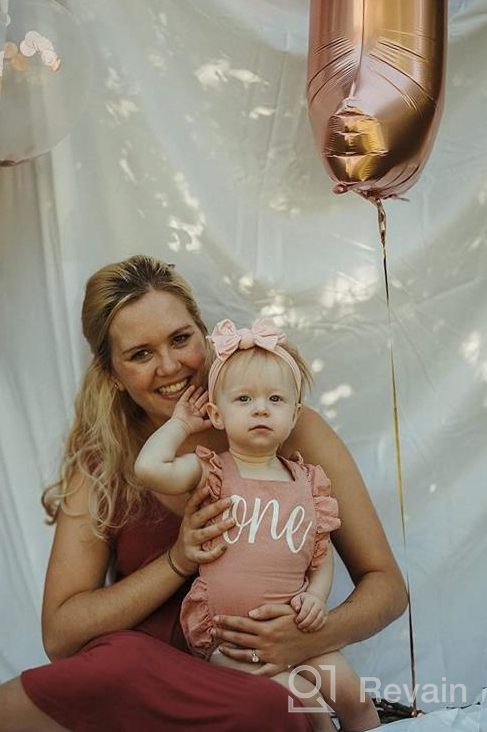 img 1 attached to Celebrate In Style: Shalofer Baby Girl 1St Birthday Outfit With Adorable Bodysuit And Headband review by Adam Boudreau