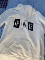 img 1 attached to UP YO EB Sweatershirts Pullover Boys' Clothing and Sweaters review by Jeff Gopala