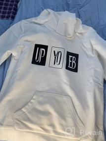 img 5 attached to UP YO EB Sweatershirts Pullover Boys' Clothing and Sweaters