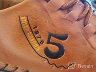 картинка 1 прикреплена к отзыву Stylish Light Brown Men's Shoes with Non-Slip Loafers and Fashionable Stitching от John Boyce