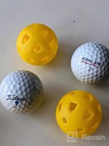 img 7 attached to Champkey Limited Flight Practice Golf Balls True Hitting Feeling And Side Spin Golf Training Balls