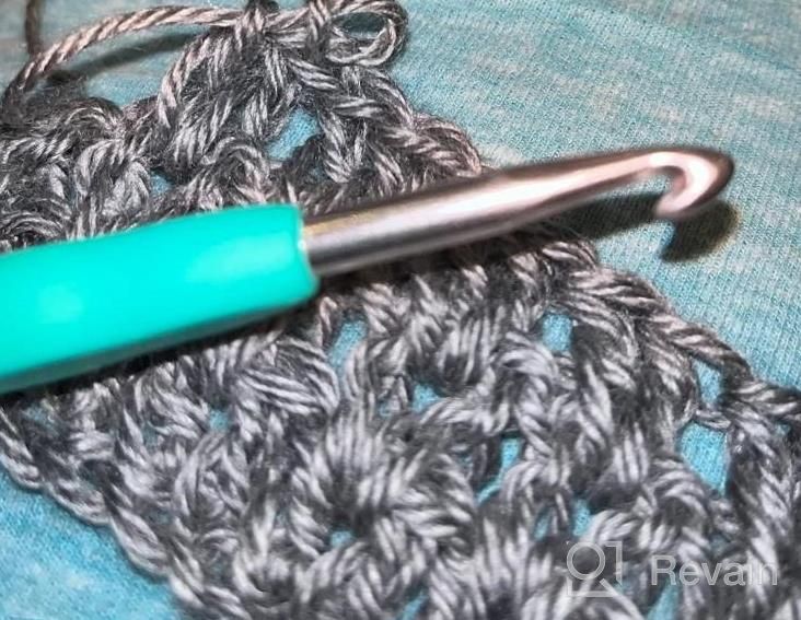 img 1 attached to 2.5 Mm Crochet Hook, Ergonomic Handle For Arthritic Hands, Extra Long Knitting Needles For Beginners And Crocheting Yarn (2.5 Mm) review by Laura Crawford