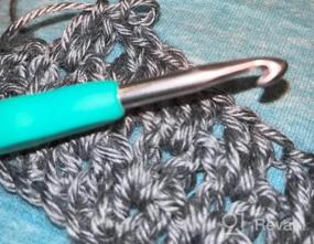 img 5 attached to Крючок 2,5 мм, эргономичная ручка для артритных рук, удлиненные спицы для начинающих и пряжа для вязания (2,5 мм)