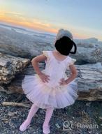 img 1 attached to BAOHULU Ballet Dance Leotards with Skirted 🩰 Tutu for Girls, Princess Dress for Ages 3-8 Years review by Kim Smith