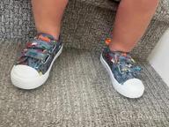 img 1 attached to Playful Patterns: LONECONE Unisex Sneakers For Toddlers And Kids In 7 Eye-Catching Designs review by Jamie Lundgren