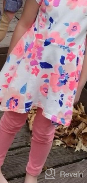 img 1 attached to 👚 OshKosh B'Gosh Girls' Short-Sleeve Knit Tunic: Stylish & Comfy Attire for Girls review by Penny Lewis