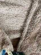img 1 attached to 50X60 Pink Hot Sherpa Throw Blanket - Soft Fluffy Fleece For Couch Sofa | PAVILIA Plush Shaggy Microfiber Blanket, Cozy & Warm. review by Tony Pierce