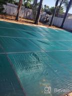 img 1 attached to Happybuy Ft 16X32 Pool Safety Cover, Green review by Brandi Patel
