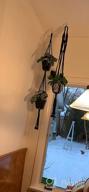 img 1 attached to POTEY Macrame Plant Hangers - Set Of 5 Hanging Plant Holders With Wood Beads And 10 Hooks For Boho Home Decor - 47.3''/40''/40''/40''/40'', Ivory review by Cory Miles