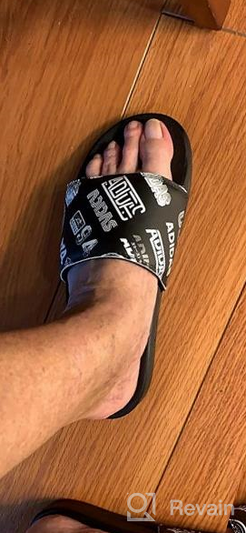 img 1 attached to Ultimate Comfort Adidas Adilette Sandals: Unisex Athletic Men's Shoes review by Gerson Lagerquist