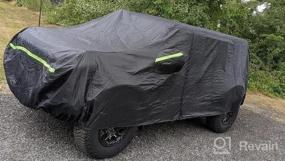 img 6 attached to Waterproof Bronco 2-Door SUV Car Cover | All-Weather 210T, Windproof, And 6-Layer Protection | Fits 2021-2022 Bronco SUV | QUNSUNUS