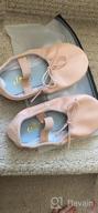 img 1 attached to Premium Genuine Leather Baby Ballet Slipper/Ballet 🩰 Shoes for Toddlers, Little Kids, and Big Kids review by Corby Muin
