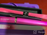 img 1 attached to G.Liane Professional Crystal Glass Nail File Set - Double Sided Etched Design For Nail Art & Care, Alternative To Metal Files Emery Boards & Buffer (Clear Round) review by Josh Culotta