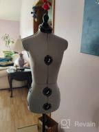 img 1 attached to Adjustable Tri-Pod Dress Form Stand - Dritz Twin-Fit Large In Silver Gray review by Alisha Bradley