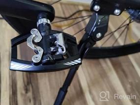 img 6 attached to Двойная функциональная платформа Venzo, многофункциональная, совместимая с герметичными педалями для горного велосипеда Shimano SPD.