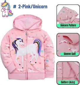 img 3 attached to Toddler Clothes Sweatshirt Outerwear Pink3012 Apparel & Accessories Baby Boys ... Clothing