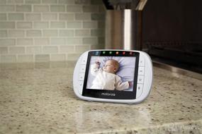 img 3 attached to 👶 Motorola MBP36S-2 Video Baby Monitor: Dual Camera, 3.5" Color Screen, Remote Pan/Tilt/Zoom, Two-Way Audio & Room Temp Display