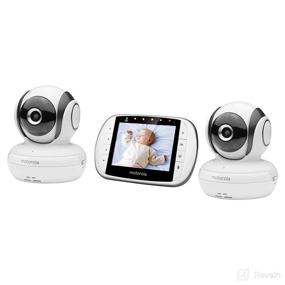 img 4 attached to 👶 Motorola MBP36S-2 Video Baby Monitor: Dual Camera, 3.5" Color Screen, Remote Pan/Tilt/Zoom, Two-Way Audio & Room Temp Display