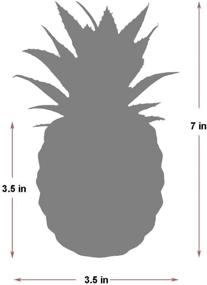 img 3 attached to 03 Blue Artificial Succulent Pineapple Decor - Perfect Home Office Kitchen Table Accent Piece