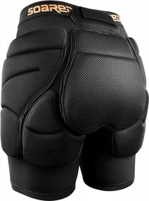 img 4 attached to 3D Protection Hip And Butt Padded Shorts For Skiing, Ice Skating, Snowboarding, And Skateboarding - Ideal For Men And Women