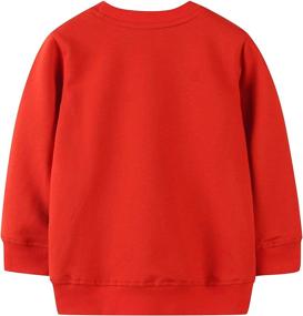 img 1 attached to Toddler Crewneck Sweatshirt Clothes Excavator Boys' Clothing and Fashion Hoodies & Sweatshirts