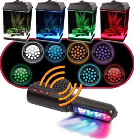 img 2 attached to Enhance Your Environment with Koller Products 3.5-Gallon Aquarium: Sleep Sound Machine, LED Lighting, and Power Filter