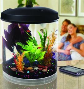 img 4 attached to Enhance Your Environment with Koller Products 3.5-Gallon Aquarium: Sleep Sound Machine, LED Lighting, and Power Filter