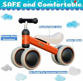 img 2 attached to Avenor Baby Balance Bike: The Perfect First Bike For 6-24 Month Olds - Safe, Sturdy, And Fun!