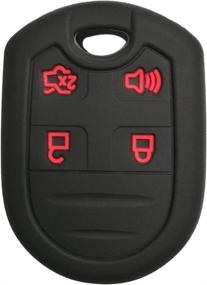 img 4 attached to 🔑 Coolbestda Rubber Key Fob Cover – Premium Keyless Protector for Ford F150, F250, Mustang and More