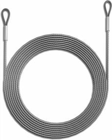img 3 attached to Amgo 48Ft PVC Coated Stainless Steel Wire Rope Hardware Kits For Commercial Grade Sun Shade Sails - Heavy Duty And Durable