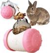 roll and play with interactive rabbit treat ball - challenging enrichment toy for small pets logo
