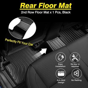 img 2 attached to 🚗 Premium Cartist Floor Mats - Custom Fit for Kona TPO, High Edge Floor Liners | 2018-2022 Hyundai Kona | Odorless, Compatible for All Models (Not for Hybrid and EV)