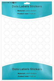 img 3 attached to 1050 Pack Of 0.75 Inch Round Color Coding Dot Labels Stickers In White - 15 Sheets By PARLAIM