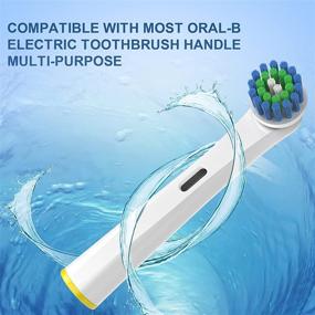 img 1 attached to Electric Toothbrush Replacements Compatible Bristles，4