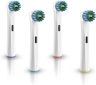 electric toothbrush replacements compatible bristles，4 logo