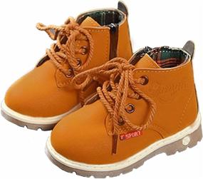 img 2 attached to 👟 Comfortable and Stylish RVROVIC Hiking Toddler Little Yellow Style Boys' Shoes – Perfect for Adventurous Kids!