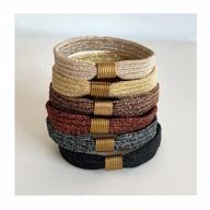 cherssy gold bracelets doubled as stylish hair ties for women and girls logo