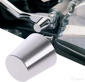 img 1 attached to 🏍️ Bid4ze Chrome Heel Shift Eliminator: A Perfect Fit for 1980-up Harley Touring Road King FLHR Electra Glide FLHT Tour Glide Ultra Classic