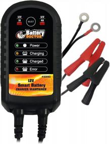 img 1 attached to WirthCo 20060 Battery Doctor Black CEC Certified Smart Battery Maintainer (12V, 1 Amp To 4 Amp)