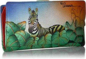 img 3 attached to Anna Anuschka Bi Fold Wallet Yellowstone Women's Handbags & Wallets : Wallets