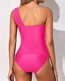 img 2 attached to Tempt Me Tankini Shoulder Swimsuits Women's Clothing - Swimsuits & Cover Ups