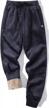 men's sherpa lined sweatpants winter fleece jogger pants by gihuo logo