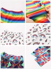 img 2 attached to ModaIoo Stretch Leggings Printed Butterfly5 Girls' Clothing ~ Leggings