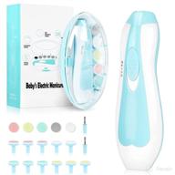 safe and convenient baby nail trimmer electric with light - a must-have manicure set for newborns, toddlers, and adults! logo