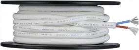 img 2 attached to BNTECHGO Ultra Flexible 0.75Mm² 2 Conductors Silicone Tinned Copper Wire Spool White 25Ft